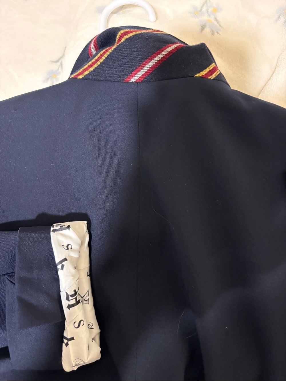 Brooks Brothers Navy Red Fleece Lightweight Wool Blazer with Beautiful Lining - Picture 4 of 6